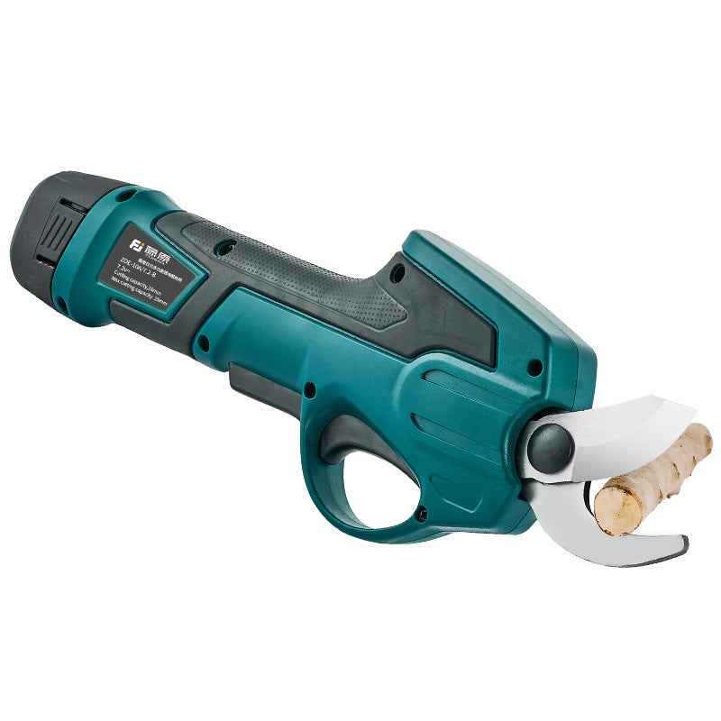 7.2V Electric Pruning Shears with Telescopic Extension Pole | 25mm Cut, 1.5–2m, Rechargeable, EU Plug