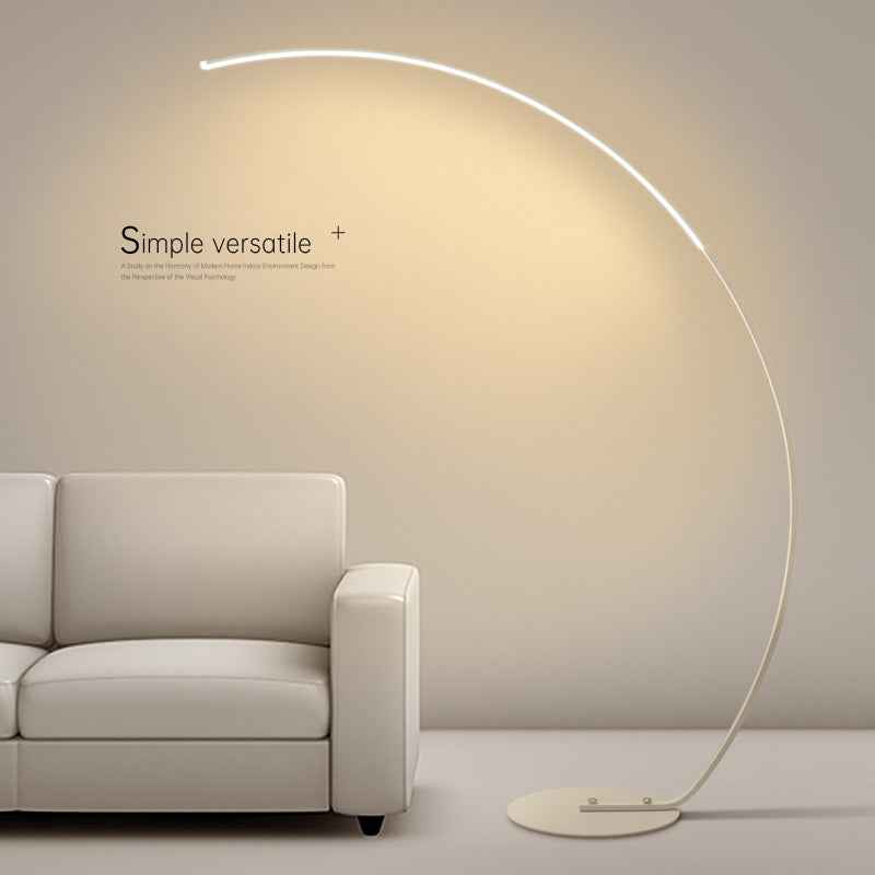 ZY-F1005 Modern Minimalist Aluminium LED Floor Lamp | 1200x1650mm, Black & White, AU/EU/UK/US Plug