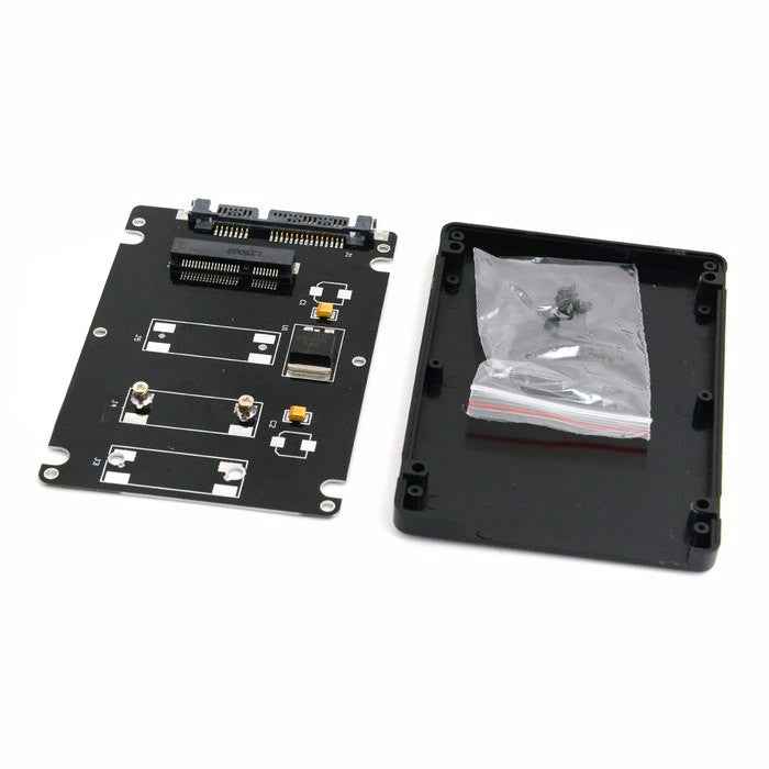 mSATA to 2.5" SATA 3.0 SSD Enclosure Adapter – Ultra-Thin 7mm, No Speed Loss, Notebook Compatible