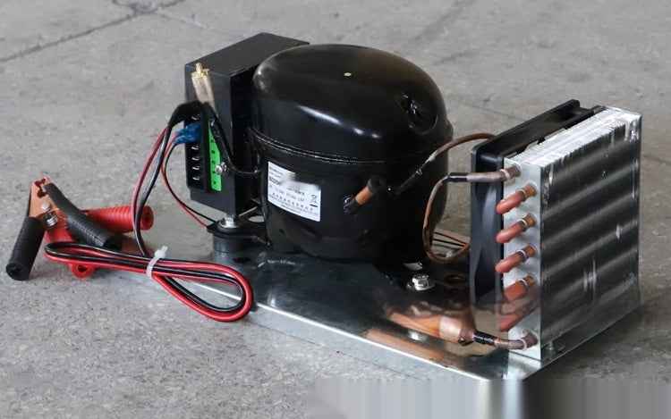BD25HC Miniature Refrigeration Compressor | R134a, 12V/24V, RV & Solar Fridge | SUNSHINE EMPIRE