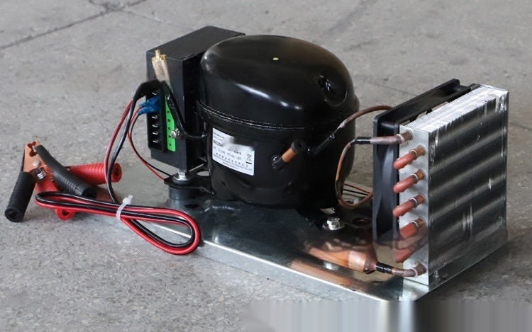 BD25HC Miniature Air-Cooled Refrigeration Compressor | R134a, 12V/24V, RV, Car Fridge & Solar Freezer