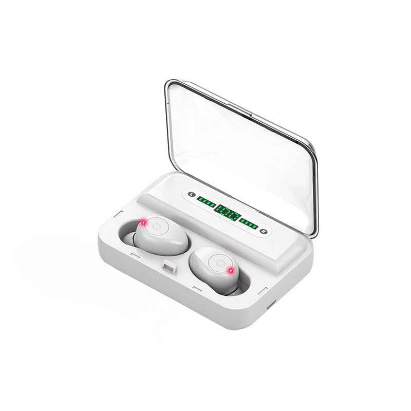 F9-5 Bluetooth 5.0 Earbuds with 2000mAh Power Bank Charging Case – Binaural Stereo TWS