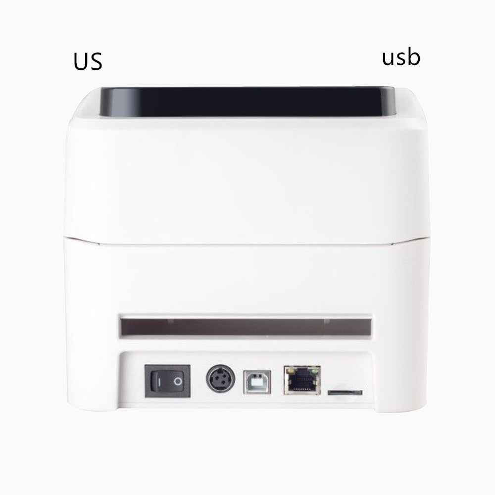 Thermal Label & Barcode Printer | USB & Bluetooth | 25.4–118mm | EU / UK / US Plug | 215×178×155mm