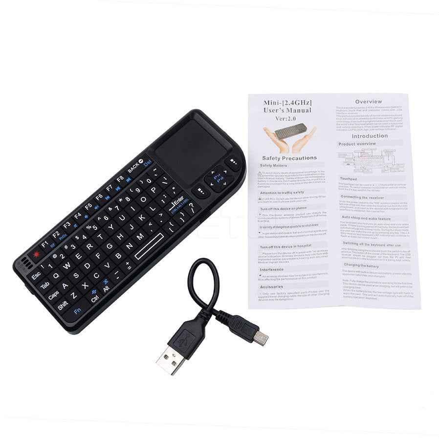 Wireless Keyboard | Slim Compact Design | USB Receiver | PC, Laptop, Mac & Smart TV Compatible