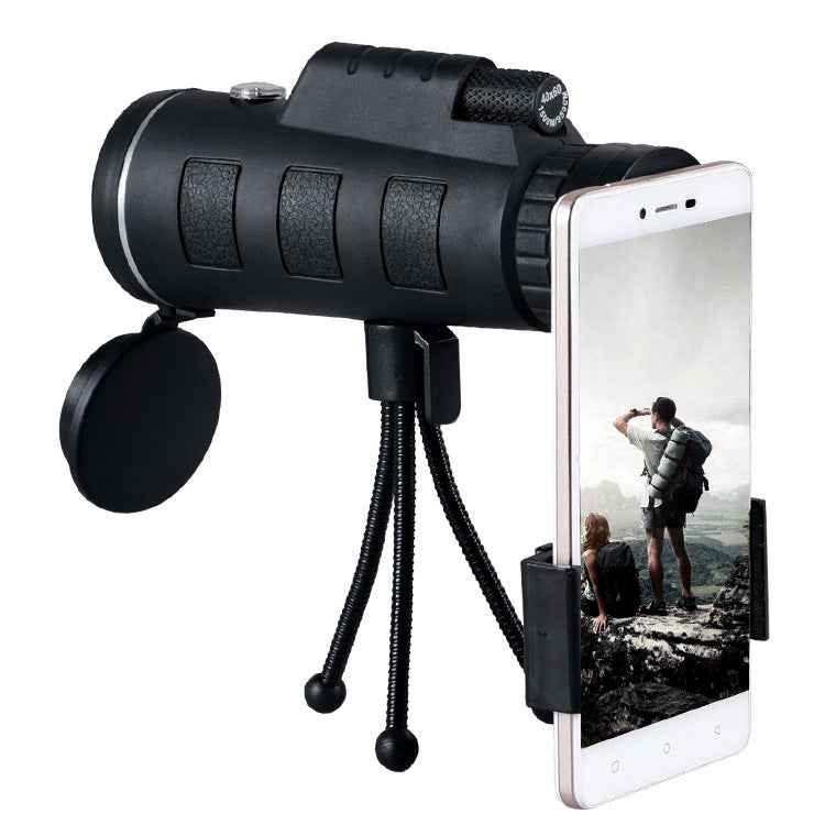 40x60 Monocular Telescope – BAK4 Prism, FMC Lens, Compass, Phone Clip & Tripod, 9500m Range (1/2/3/5 Pack)