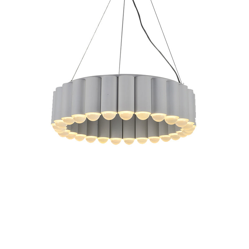 Nordic Electroplated Fish-Shape LED Pendant Chandelier | 3 Sizes, 4 Finishes, PMMA Shade, 111-240V, Warm White
