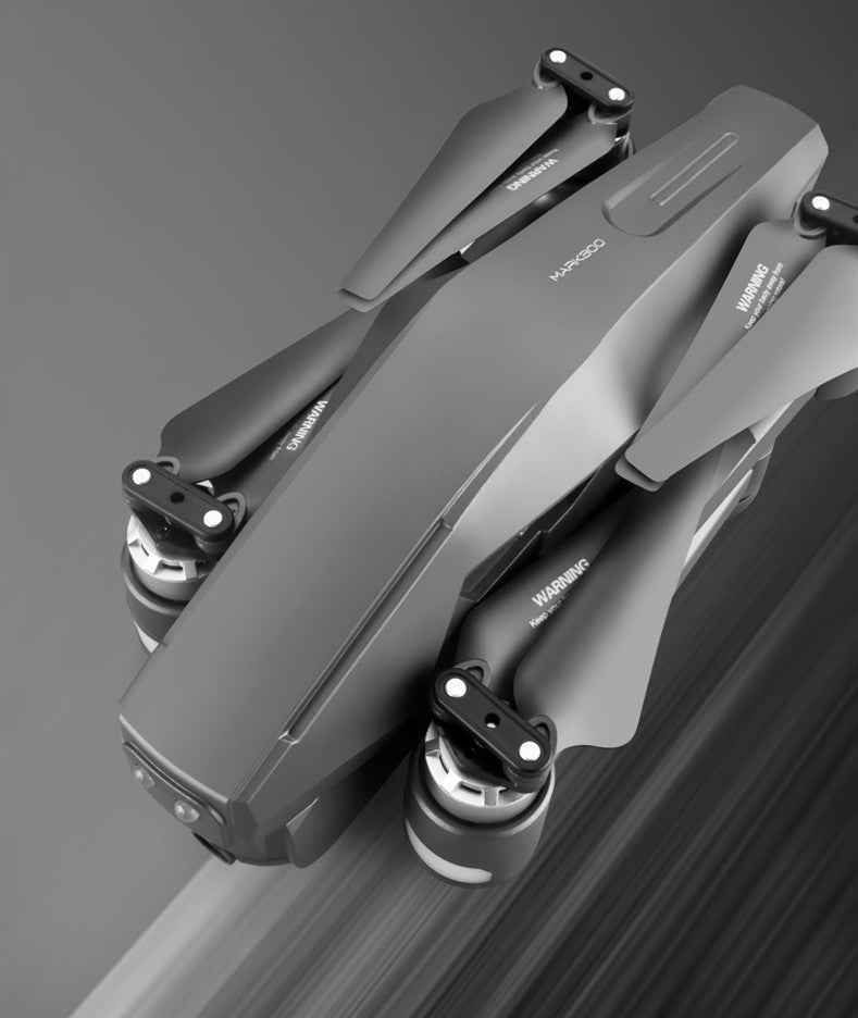 M1 GPS Brushless Foldable Drone – 6K Dual Camera 4000mAh 28min Flight 1600m RC Range Waypoint & Gesture Control | Grey