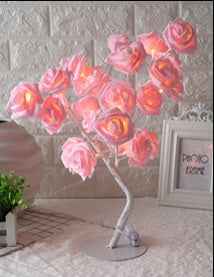 Decorative LED Flower Tree Lamp | Warm Light | 8 Colour Combos | EU, US & USB | Indoor & Gift