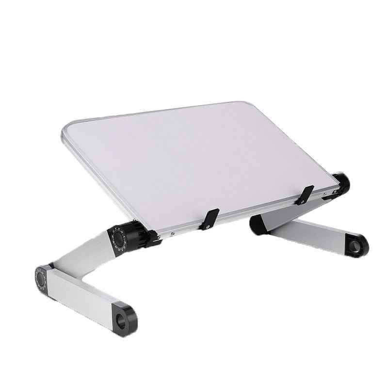 Foldable Laptop & Tablet Stand | 360° Adjustable | Height Adjustable | 10kg | Aluminium | Bed, Sofa & Desk | Black & White