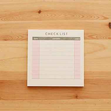 Mini Desk Planner Notepad | 9.5×9.5cm | 60 Sheets | Monthly, Weekly & Work Planner | Paper
