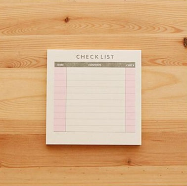 Mini Desk Planner Notepad | 9.5×9.5cm | 60 Sheets | Monthly, Weekly & Work Planner | Paper