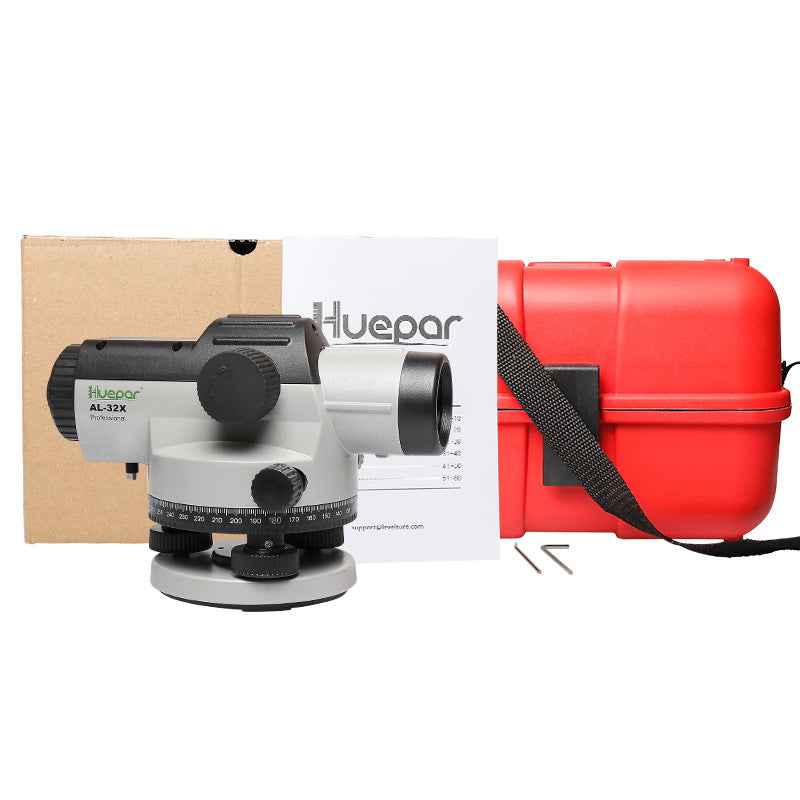32X Automatic Optical Level | IP54, 120m Range, 36mm Lens, 1.0mm/km Accuracy, Construction Surveying