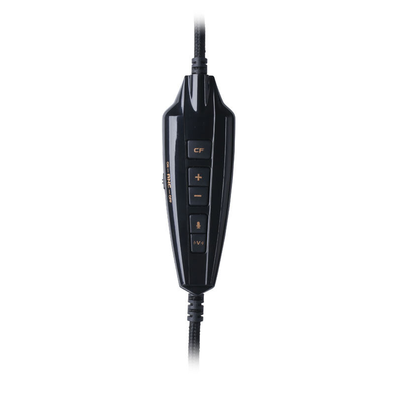 USB Wired Noise-Cancelling PC Headset | Over-Ear | 40mm Driver | 20–20kHz | 2.2m Cable | Gaming & Office | Black