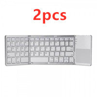 Folding Bluetooth 3.0 Keyboard | 64 Keys | 140mAh | <15m Range | 300K Key Life | ABS | Black & White | Single & Twin Pack
