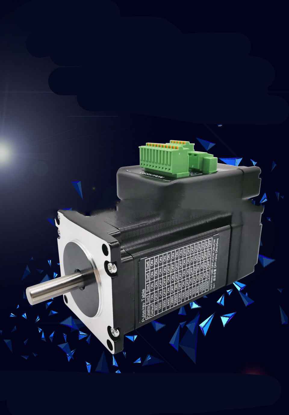 NEMA 23 Stepper Motor (57mm) | 100W, 36V DC, 0-1000 RPM, 2.0 Nm Torque, CNC & Automation