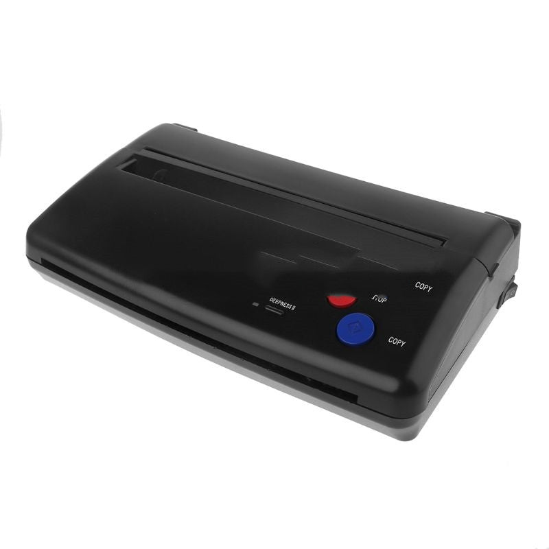 Tattoo Stencil Transfer Machine | Essence Transfer Stamp Desk, 110-220V, Black, AU/EU/UK/US Plug