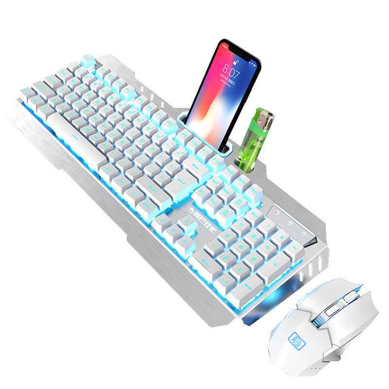 Xinmeng 670 Wireless RGB Keyboard & Mouse Combo | 2400 DPI | Backlit | Waterproof | 3 Color Options
