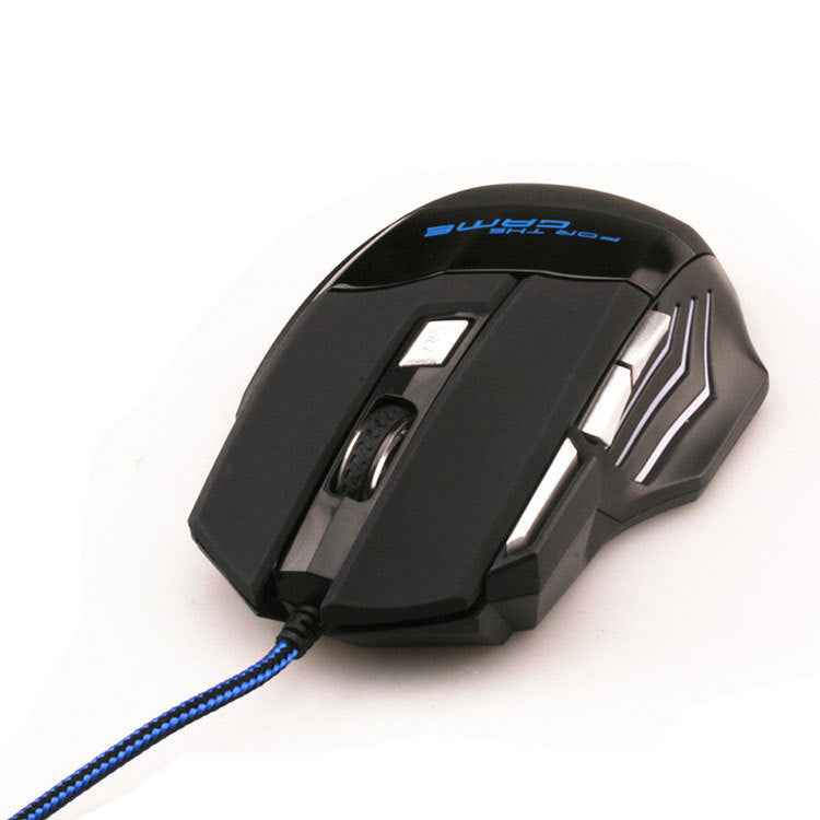 RGB USB Wired Gaming Mouse – 2500 DPI, 4-Gear Adjustable, 6 & 7 Button Styles (PC & Desktop)