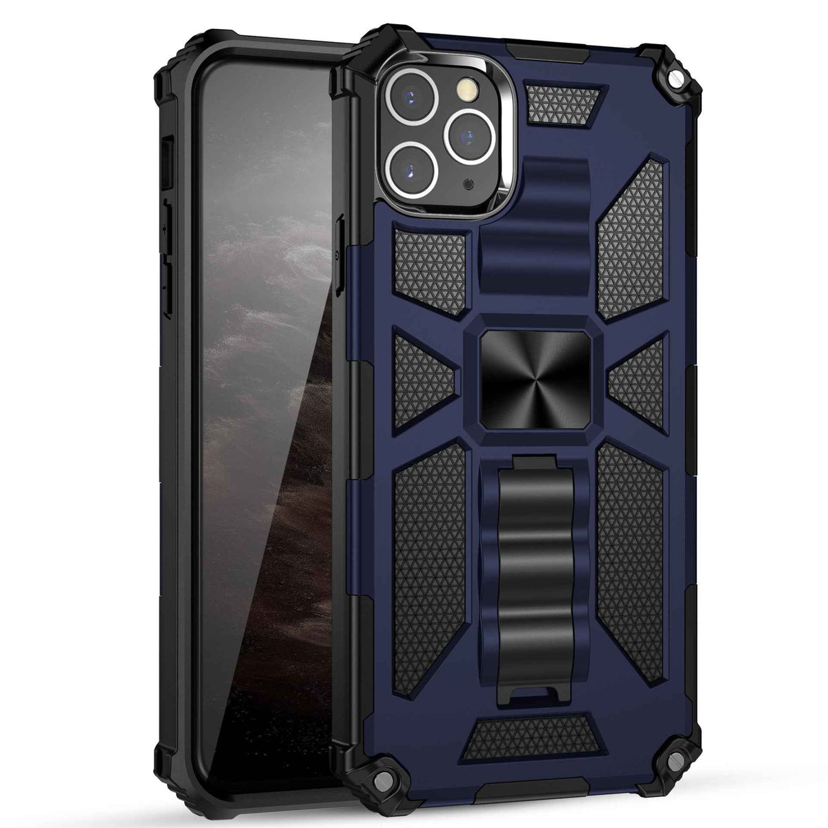 Military-Style Anti-Drop iPhone Case – TPU+PC Rugged Back Cover | iPhone 6 to 16 Pro Max | 6 Colours