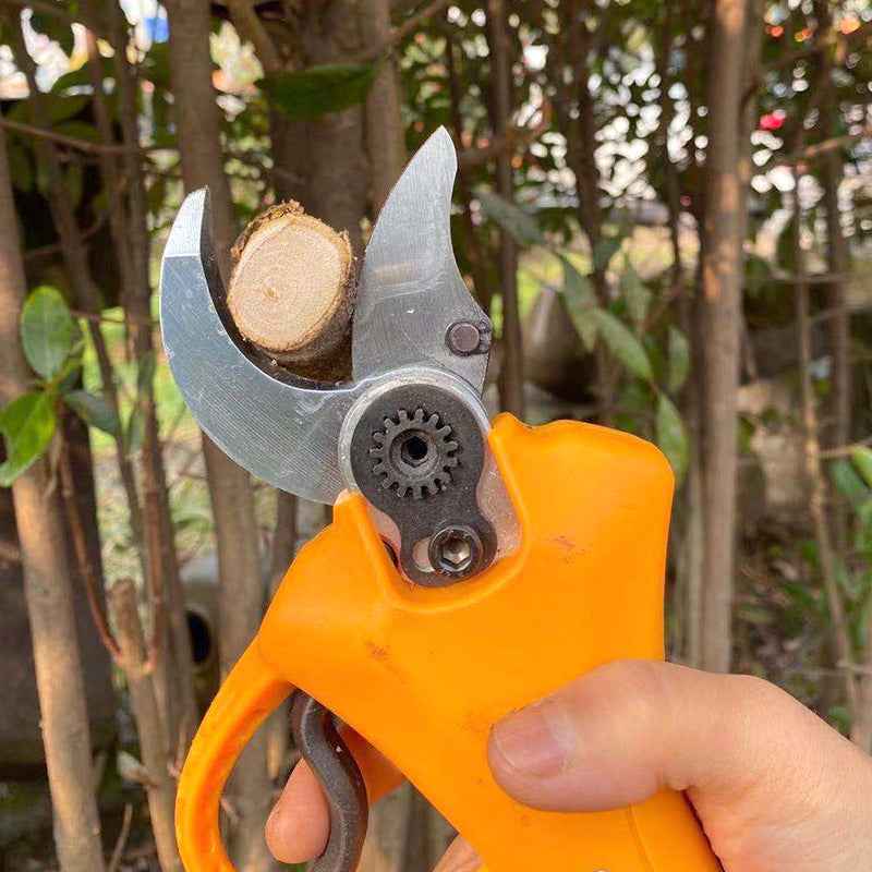 SY350 Electric Pruning Shears | DC21V Lithium Battery, 35mm Cut, 2300 RPM, 2 Batteries Included