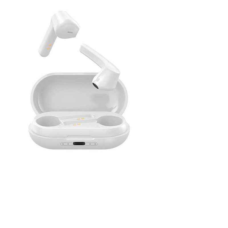 Bluetooth 5.0 TWS Wireless Earbuds | NFC | Voice Control | Multi-Point | Noise Cancelling | Black & White
