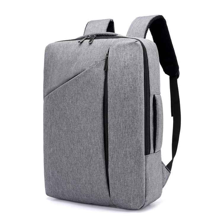 Unisex Laptop Backpack | Zipper | Soft Surface | 31×44×10cm | Black, Blue & Grey | Men & Women