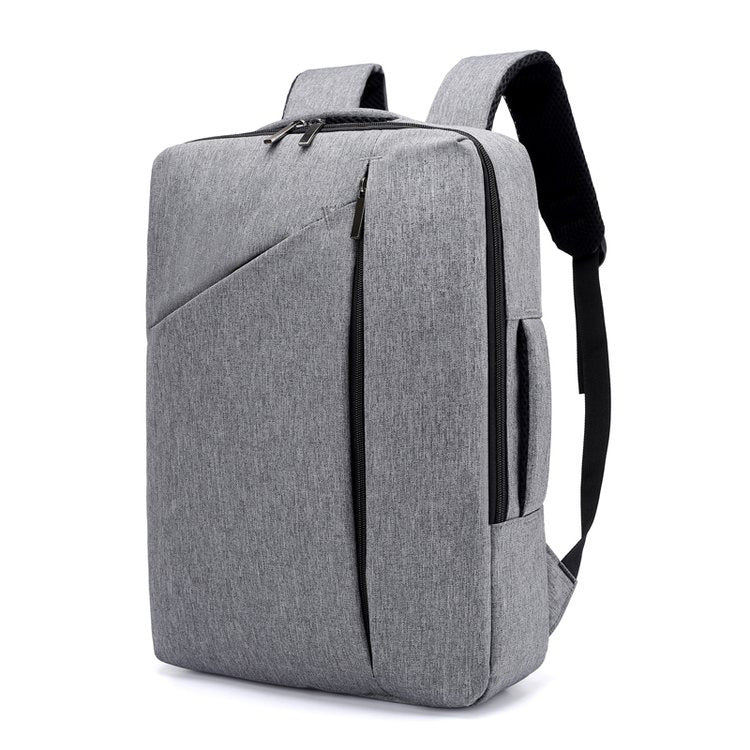 Unisex Laptop Backpack | Zipper | Soft Surface | 31×44×10cm | Black, Blue & Grey | Men & Women