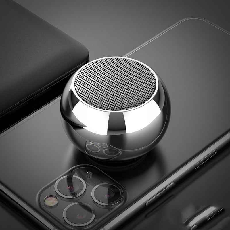 M3 Mini Bluetooth Speaker – 3W 300mAh 10H Bluetooth 5.0 Electroplated Round Subwoofer USB | Blue, Green & Yellow