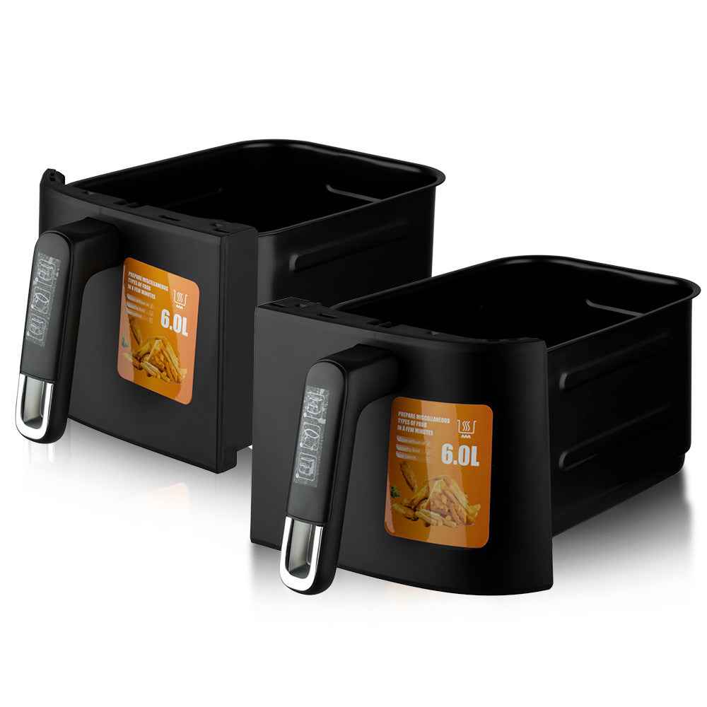 Large Capacity Double-Lining Air Fryer | 1700W, 6L+, Hot Air Convection, EU Plug