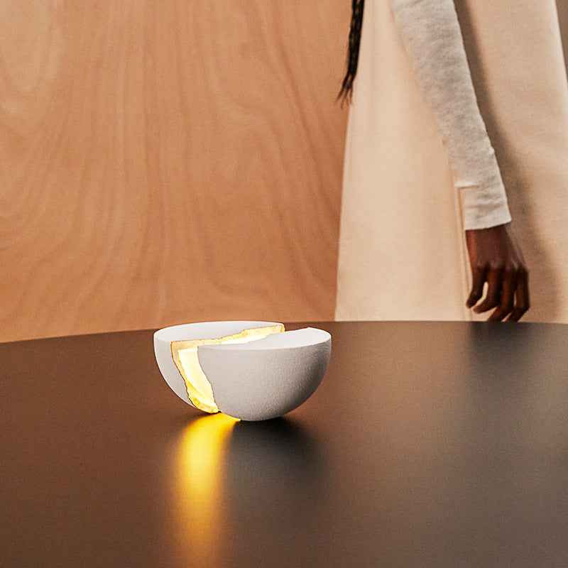 Sculpture Ambience Light Bluetooth Speaker | 20W, 4000mAh & 8-Hour Playtime (Lava Black)