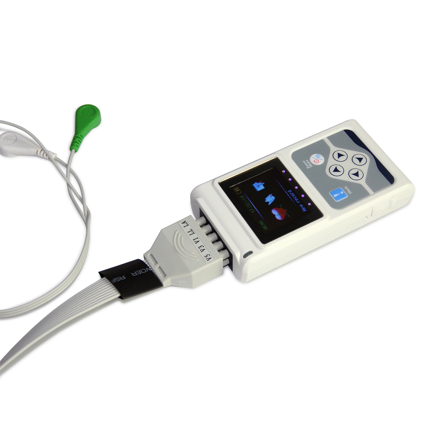 TLC5000 12-Lead 24-Hour Holter ECG Monitor | Arrhythmia Analysis, PC Software, CE & FDA