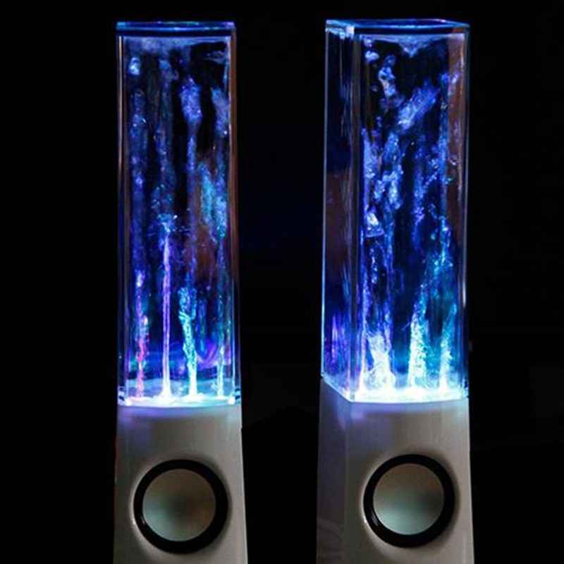 Dancing Water Speaker with LED Light Fountain – 3D Audio, USB, 3.5mm for Desktop & Party