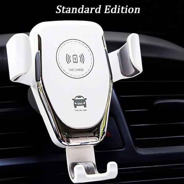 18W Fast Wireless Car Charger – Auto-Clamping Gravity Mount