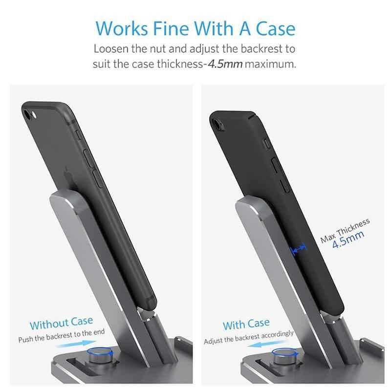 4-in-1 Wireless Charging Station – 15W Fast Charge for iPhone, AirPods & Apple Watch