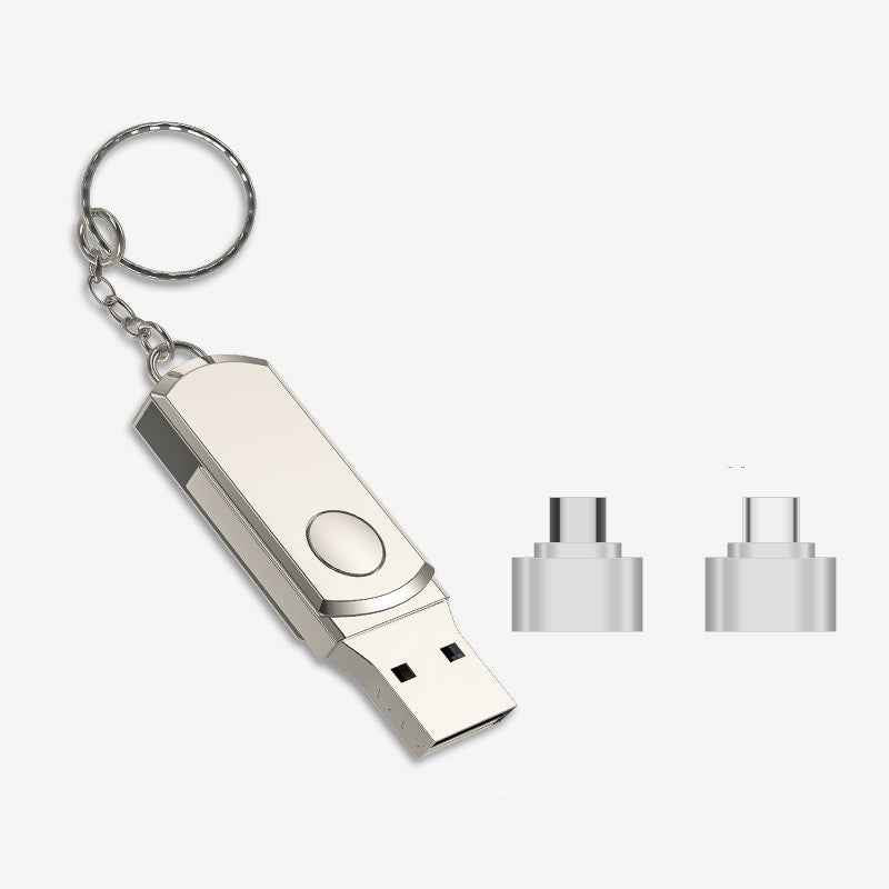 Metal USB Flash Drive | 128GB & 256GB | OTG | Gold, Rose Gold & Silver | USB TV & Car Audio Ready
