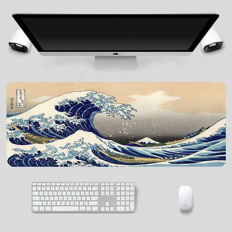 Extended Gaming Mouse Pad | Non-Slip Rubber Base, Thermal Print | 7 Designs, Multiple Sizes & Thickness