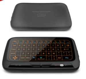 H18+ Backlit Wireless Mini Keyboard with Touchpad | 2.4GHz | 15m | PC Xbox PS4 Smart TV Android Box