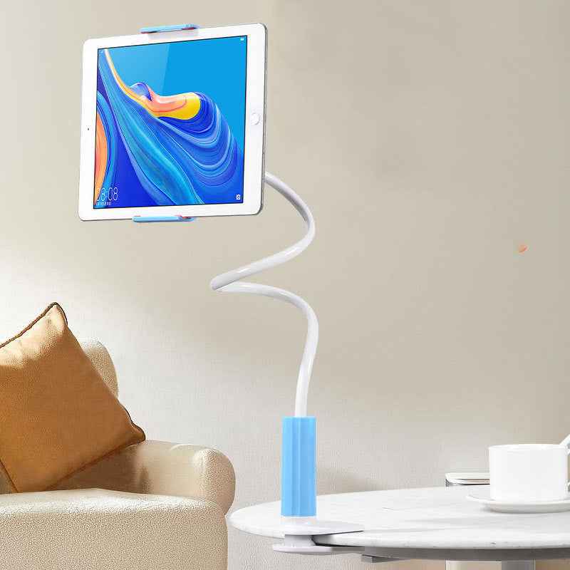 360° Flexible Lazy Phone & Tablet Stand – Spiral Base, Adjustable Arm for Bed, Desk & Sofa (4–10.6")