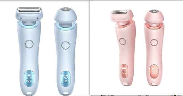 2-in-1 Women's Electric Shaver & Epilator – IPX7 Waterproof | USB | Full Body | Pink, Blue & Gold