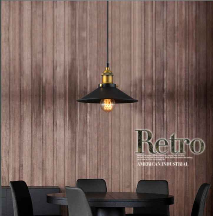 American Countryside Iron Chandelier | LED | Push Button | 22–36cm | 4W, 40W & Shade-Only | Porch, Dining Room & Bedroom