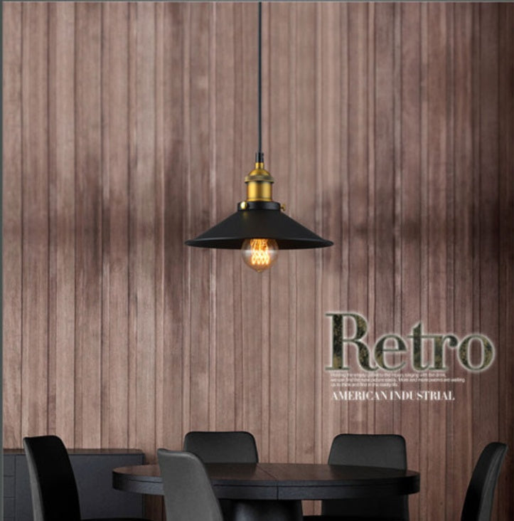 American Countryside Iron Chandelier | LED | Push Button | 22–36cm | 4W, 40W & Shade-Only | Porch, Dining Room, Living Room & Bedroom