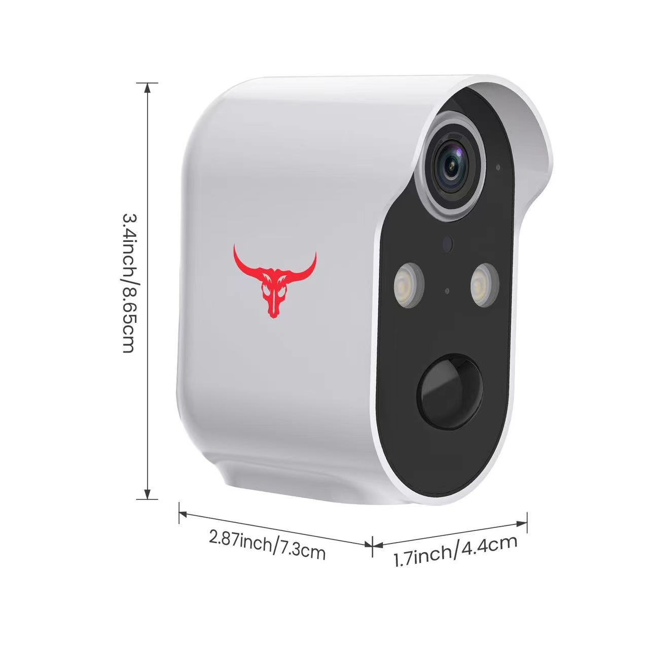 M6/M6s WiFi Outdoor Security Camera | 2MP, Solar Panel Option | Wireless Remote Monitoring | 180×128mm