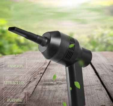 USB Rechargeable Mini Keyboard Vacuum Cleaner | 4W | 2000mAh | 1.8m Cable | Washable Filter | 2 Nozzles | Dust, Crumbs & Hair | Black