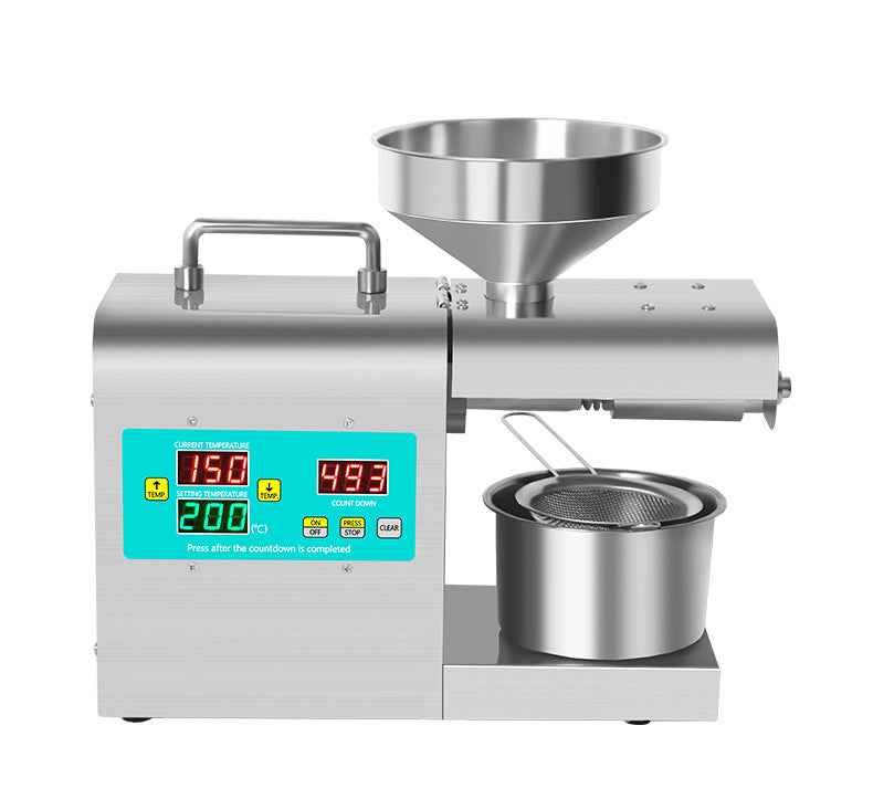 Xiangwei 820W Household Electric Oil Press | RG-311 & RG-312 Digital Display, 5L, 220V/110V, AU/EU/UK/US Plug