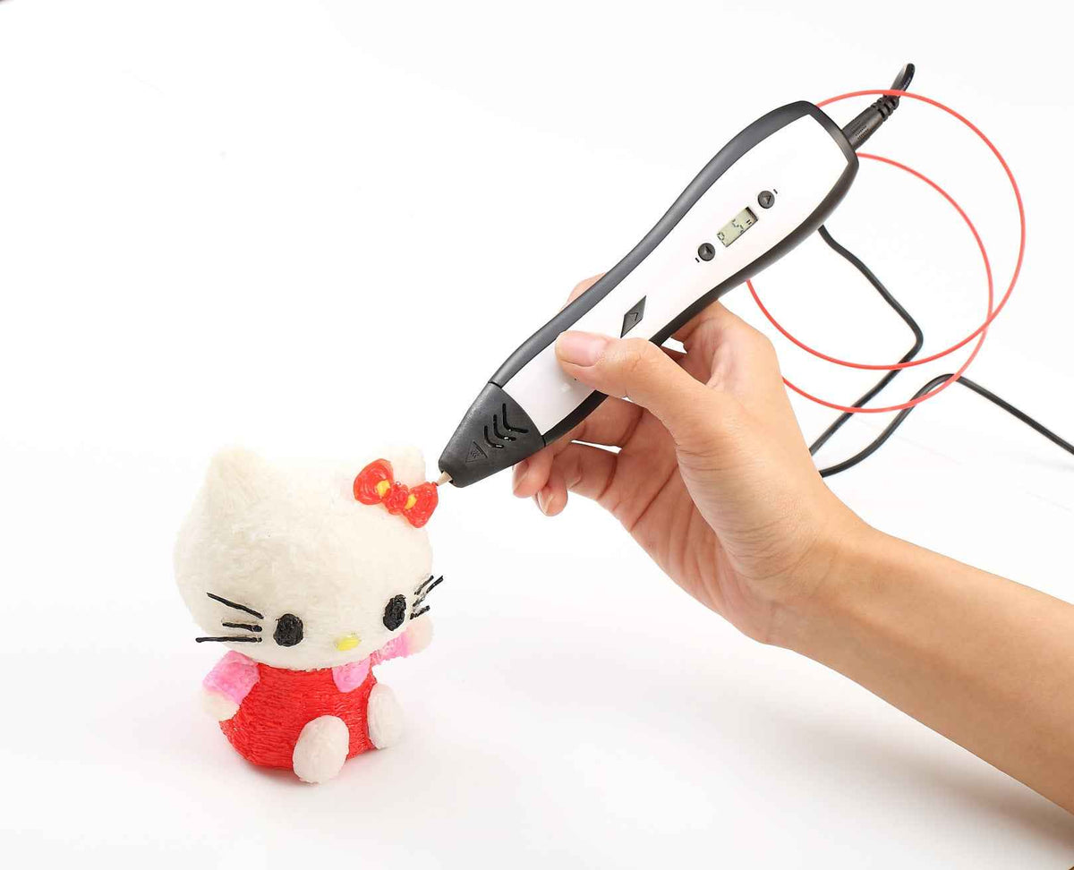 3D Printing Pen with LCD Screen | ABS & PLA | 6-Speed Control | Kids & Adults | 4 Colors