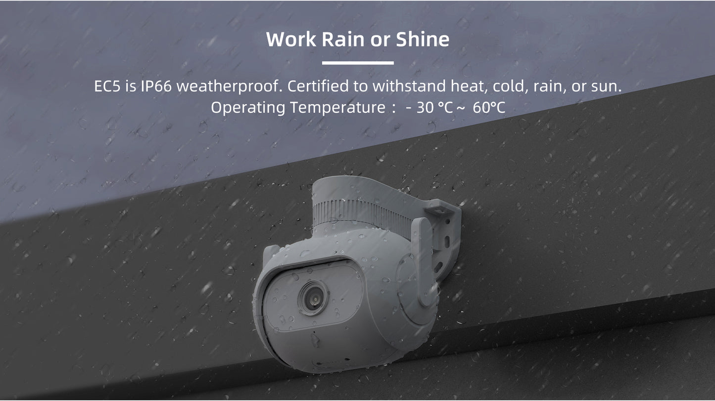 IMILAB EC5 Floodlight Outdoor Security Camera | 2K, 360° Tracking, Color Night Vision, IP66, Wi-Fi