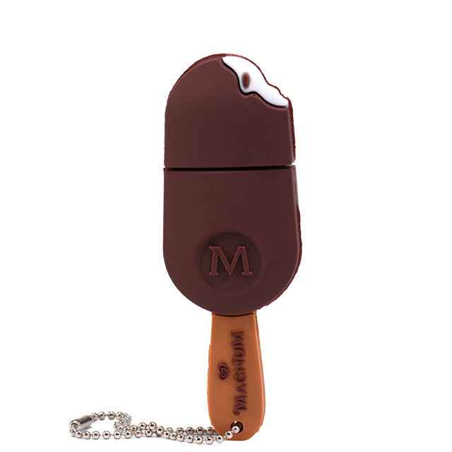 Ice Cream Novelty USB Flash Drive | Silicone Cartoon Design | 4GB–128GB | USB 2.0 | Custom OEM
