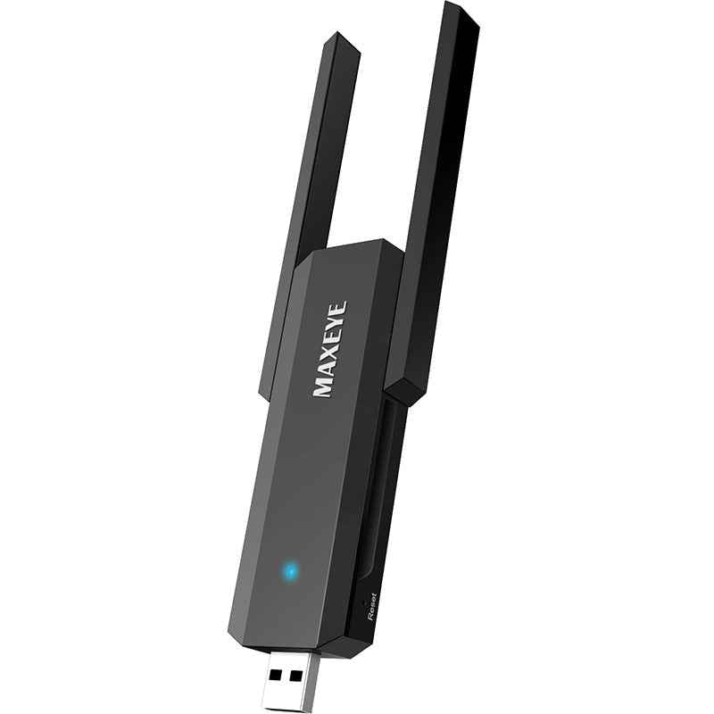 300Mbps WiFi Signal Amplifier & Repeater | MTK Chip, Dual-Side Heat Sink, Compact Design | Black