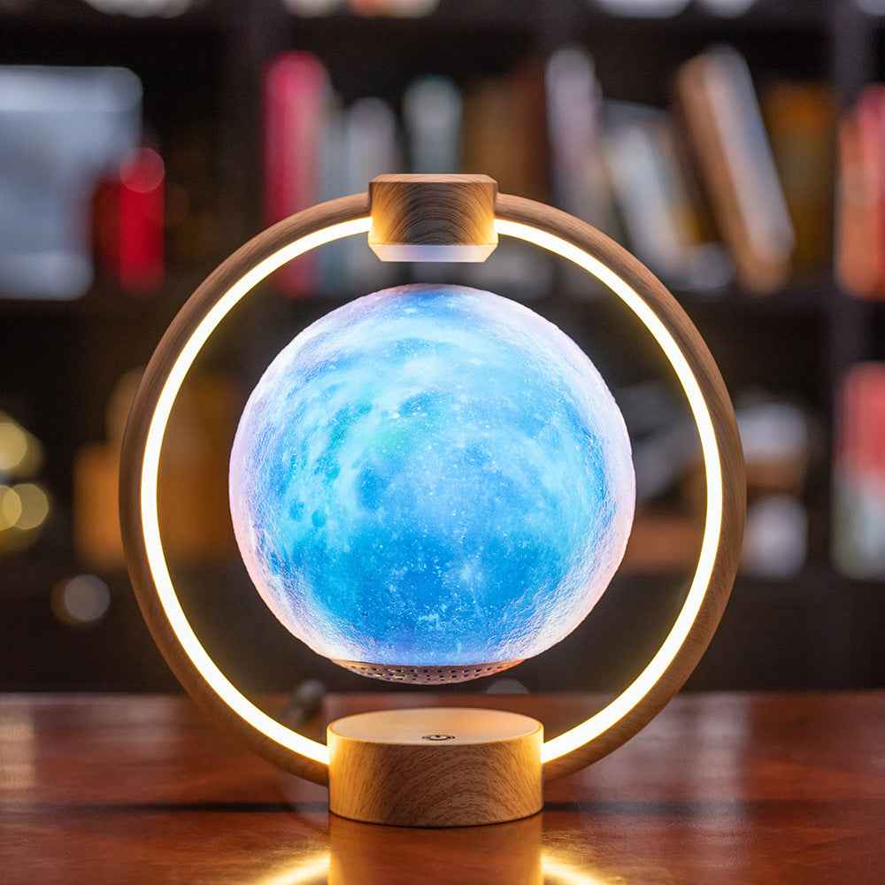 Magnetic Levitation Moon Bluetooth Speaker | K1 | 6D Surround Sound | RGB Lights | Remote Control | AU EU UK US