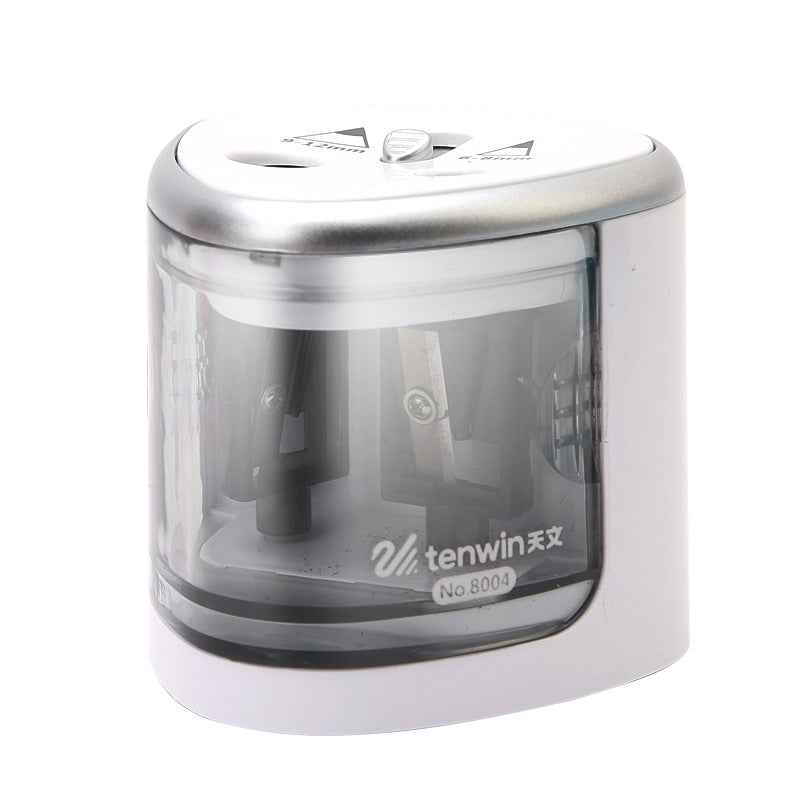 Automatic Electric Pencil Sharpener | Child-Safe | ABS+PC | 50×50×50mm | Fits 6–8mm Pencils | 3 Colours